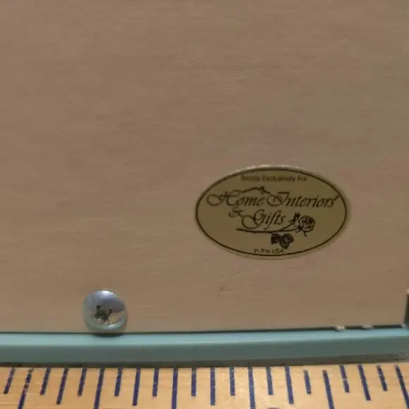 Home‎ Interiors Gifts picture Ava Freeman rocking horse teddy bear God bless - Picture 6 of 8